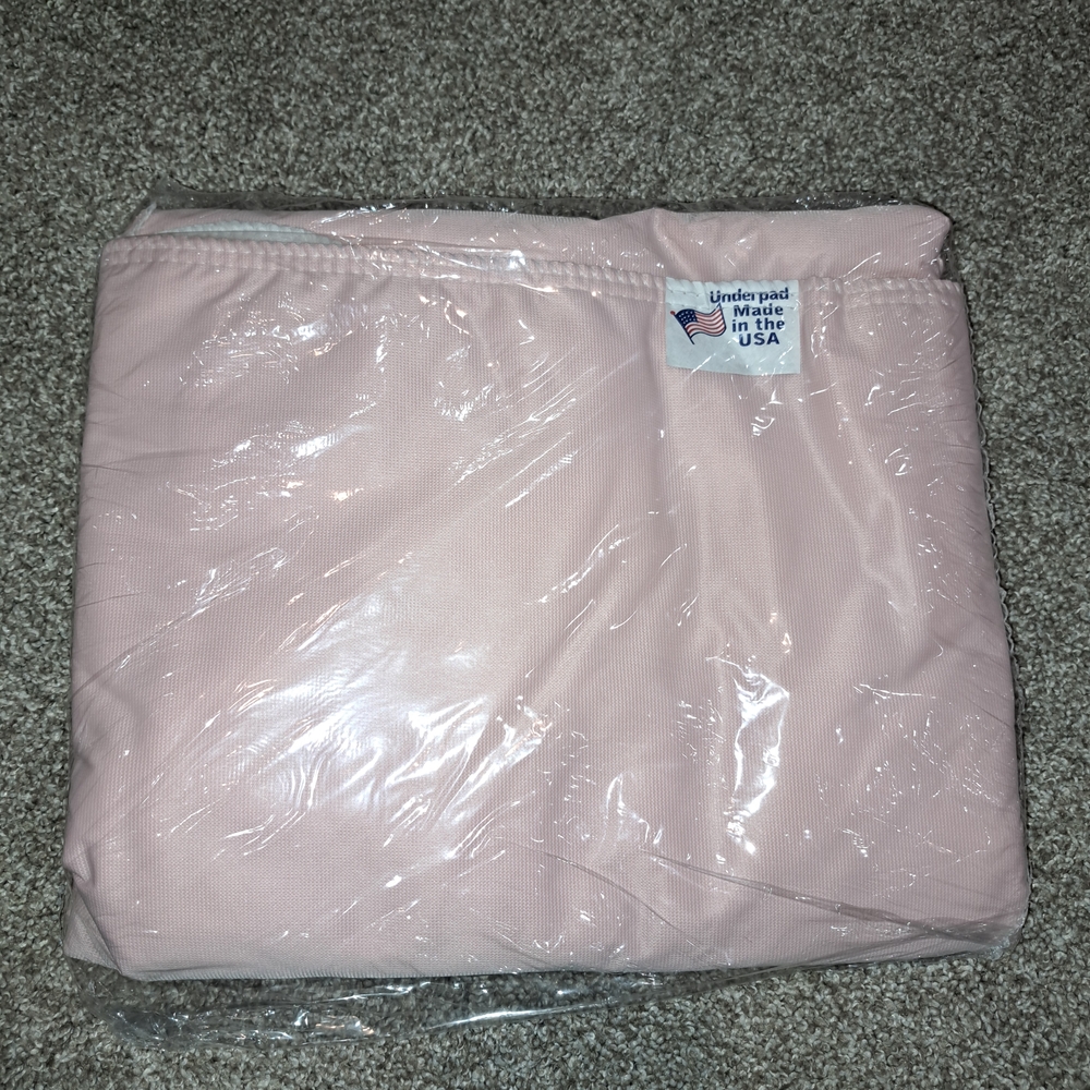 Pink Underpad Protector - Made in USA